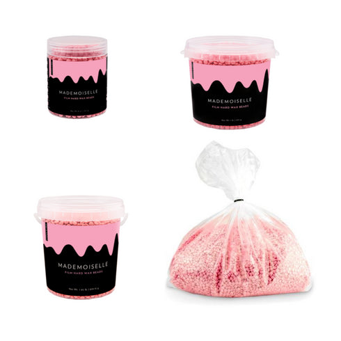 Mademoiselle Pink Polymer-based Film Hard Wax Beads