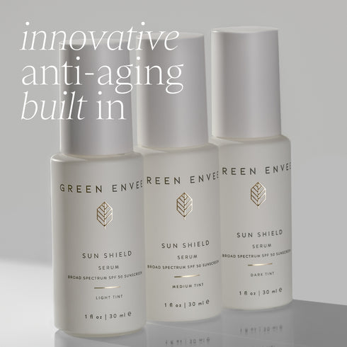 Sun Shield Serum Broad Spectrum SPF 50 Sunscreen Medium Tint