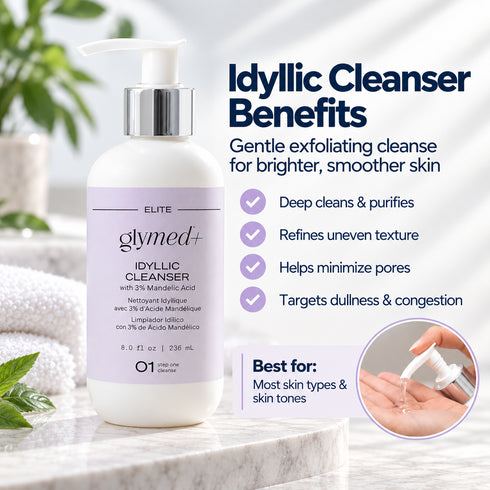 GlyMed Plus Idyllic Cleanser With 3% Mandelic Acid