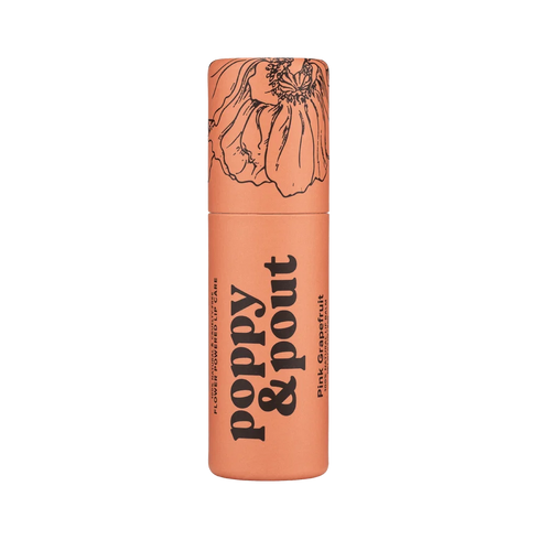 Poppy & Pout - Lip Balm, Pink Grapefruit